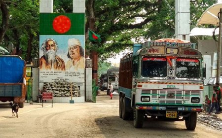 ভারত থেকে আসা পণ্যবাহী ট্রাকে যুক্ত হলো ডিজিটাল  'ট্রাক মুভমেন্ট'